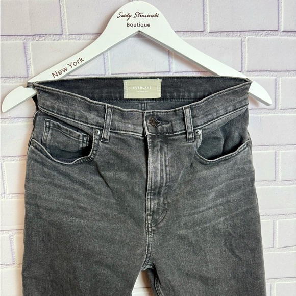 Everlane The Cheeky women black Jean Crop - Size 27 - Picture 4 of 11